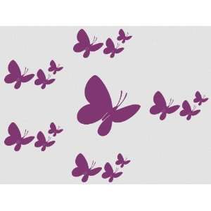   Decal Butterfly Set of 16 Motif 7 49 king blue