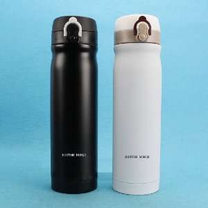 Thermo White Color Vacuum Hot Cold Stainless Steel Backpack Bottle 16 