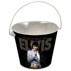  Elvis Presley The King Tin Bucket Toys & Games