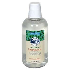  Toms of Maine Natural Baking Soda Mouthwash, Peppermint 
