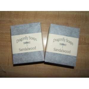  Sandalwood Soap   All Natural Handmade Soaps/ 2 Bars Baby