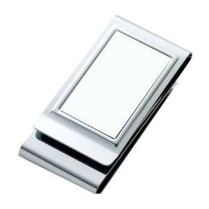  Two Sided Chrome Metal Plated Money Clip 