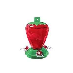   Strawberry Feeder / Red/Green Size By Heritage Farms