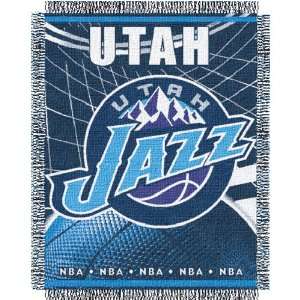  Utah Jazz NBA Triple Woven Jacquard Throw (019 Series) (48 