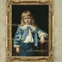 Young Boy Dollhouse Miniature 1600s Pictures Art  