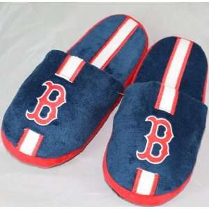    Boston Red Sox MLB Team Stripe Slide Slippers: Sports & Outdoors