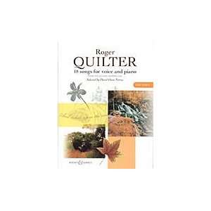  Roger Quilter   18 Songs for Voice and Piano Musical 