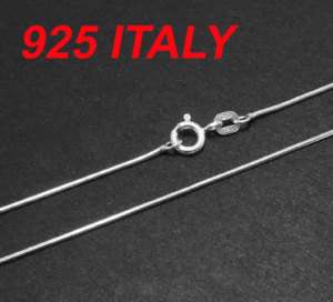 Nickel Free Italian Silver Sturdy Snake Chain Necklace  