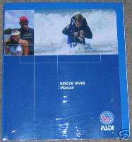 PADI Item 70080 Rescue Diver Manual w/slate  