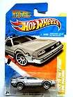 Hot Wheels 2011 New Models Back to the Future Time Machine