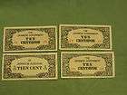 rare vintage japanese government ten centavos paper money returns not