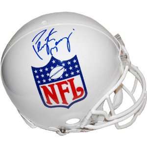   Peyton Manning Autographed NFL Shield Logo Helmet: Sports & Outdoors