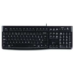 Logitech K120 Keyboard   Wired Usb   Low profile Keys, Quiet Keys 