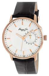 Kenneth Cole New York Round Leather Strap Watch $125.00