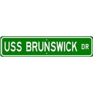   BRUNSWICK ATS 3 Street Sign   Navy Ship Gift Sailor