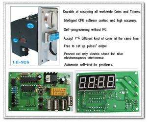 Multi Coin Selector CH 923 & USB time control board  