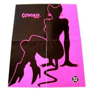  1992 Batman Foe Catwoman Defiant Hot Pink Neon Color 22 by 