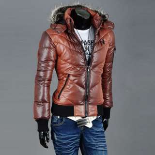 Mens Korea Style Casual Slim Fit Winter Jackets  size US 