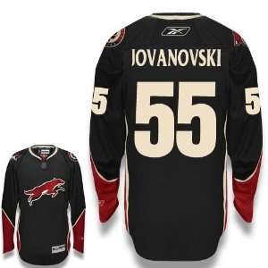 : JOVANOVSKI #55 Phoenix Coyotes RBK Premier Third NHL Hockey Jersey 