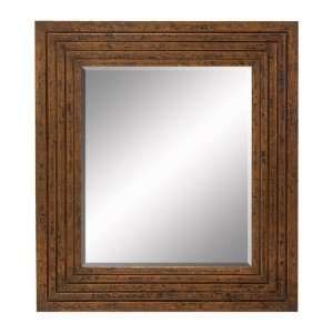  Contemporary Wood Framed Beveled Wall Mirror: Home 