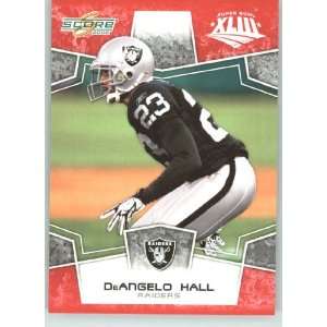  Edition Super Bowl XLIII # 226 DeAngelo Hall   Oakland Raiders   NFL 
