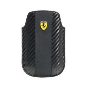 Original Ferrari Case Universal Vertical Pocket Challenge Medium Black 