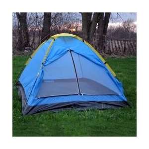 Happy Camper 2 Person Door Pull Backs Zipper Tent Vented Roof 23.5 in 