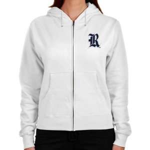  NCAA Rice Owls Ladies Logo Applique Midweight Zip Hoodie 