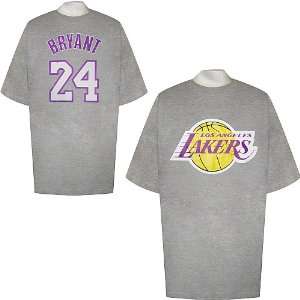  Kobe Bryant Los Angeles Lakers Grey Big & Tall Jersey Name 