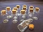 Small Glass Bottles w/Cork Stoppers 144 Piece Set