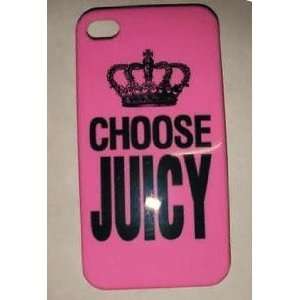  iPhone 4 Plastic Hard Back Case Cover JC Bright Pink 