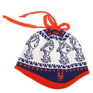 New York Mets Saber Tooth Knit Cap One Size Fits Most  