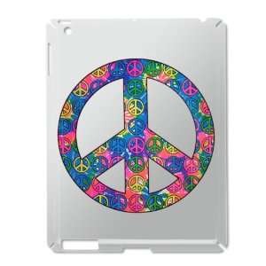  iPad 2 Case Silver of Peace Symbols Inside Tye Dye Peace 