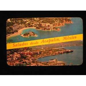  Aerial, Acapulco, Guerrero, Mexico 1970s Postcard not 