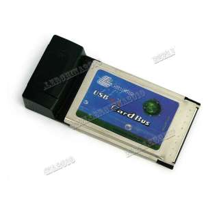 New 4 Port USB 2.0 Hub to CardBus PCMCIA PC Card Adapter  