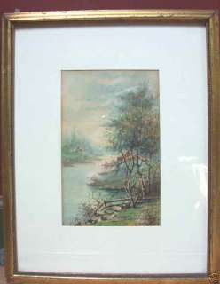 Watercolor Landscapes ca 1905 A E Gulick  
