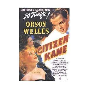 Citizen Kane Movie Poster, 27 x 39.5 (1941) 