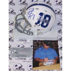Creative Sports AMHIC MANNING PLAY Peyton Manning Hand Signed Colts 