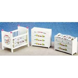  Dollhouse Miniature ABC Nursery Set 
