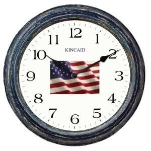  Kindaid 13 Patriotic American Flag Wall Clock w 