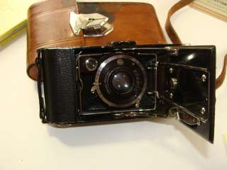 Vintage German Fred Deckel Compur Camera & Leather Case  