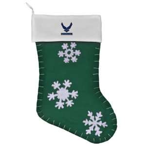    Felt Christmas Stocking Green Air Force Dad: Everything Else