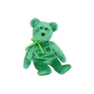  the Green Irish Teddy Bear   MWMT Ty Beanie Babies: Everything Else