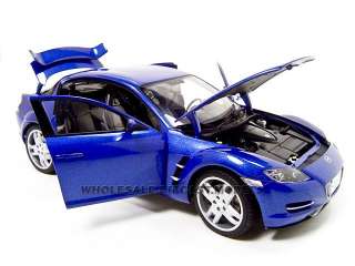 MAZDA RX 8 X MEN MOVIE CAR BLUE 118 AUTOART  