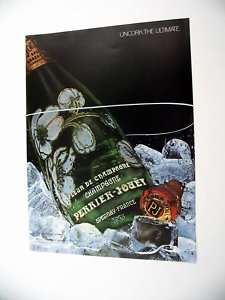 Perrier Jouet Fleur de Champagne 1985 print Ad  