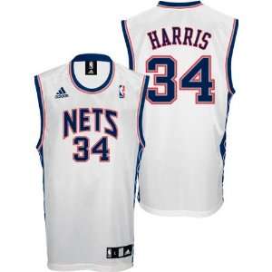  Devin Harris Jersey: adidas White Replica #34 New Jersey 