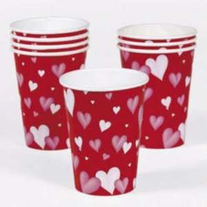 Valentine Heart Paper Cups Case Pack 13