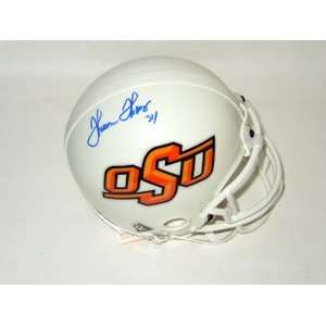  Autographed Thurman Thomas Mini Helmet   Oklahoma State 