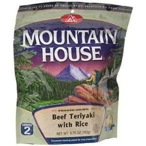 Mountain House Teriyaki Beef w/ Rice   2 Serving Entree  