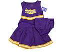 LSU TIGERS 3 PIECE TODDLER CHEERLEADER OUTFIT NWT
